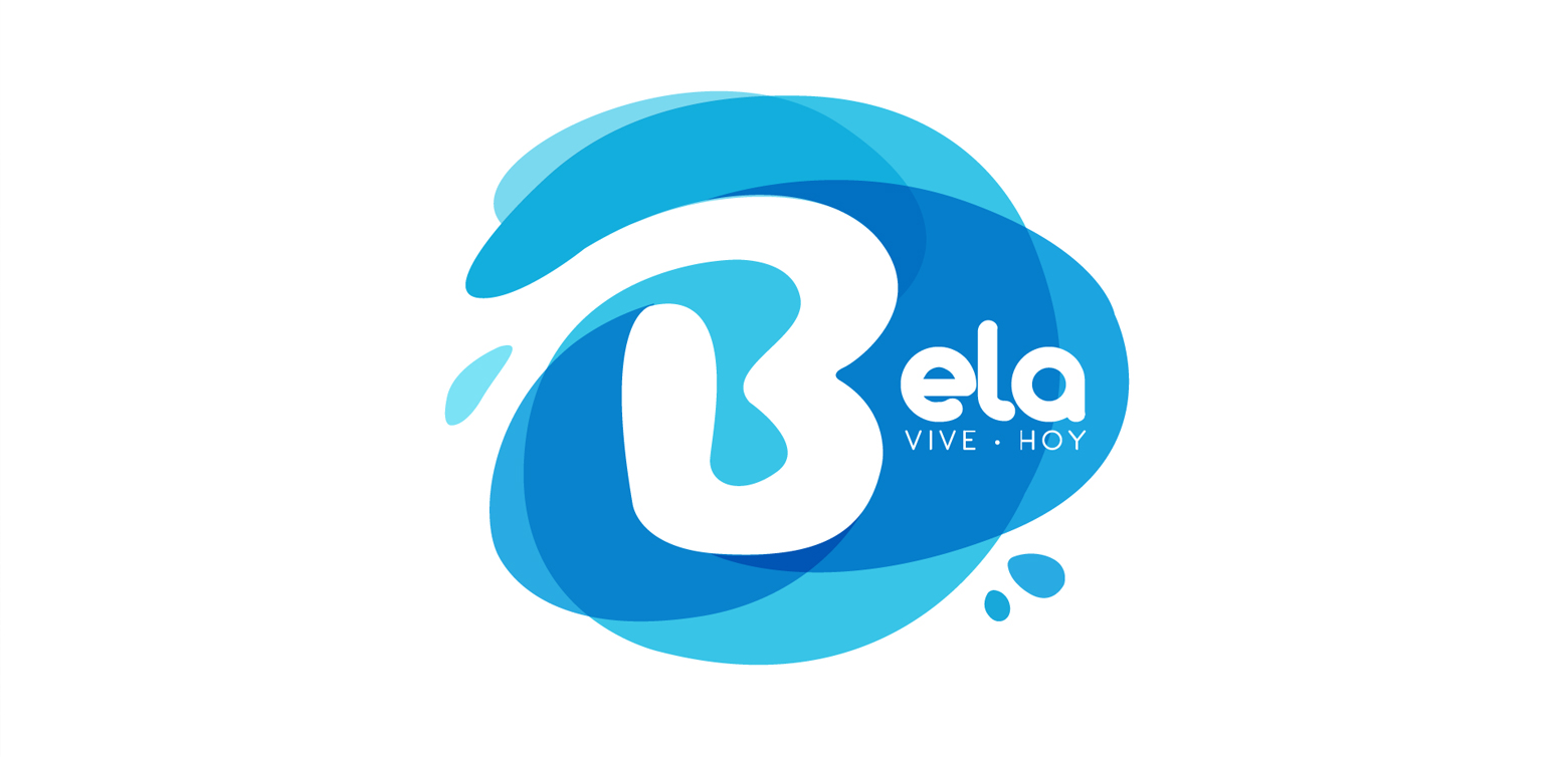 Diseño gráfico identidad corporativa agua purificada embotellada Bela