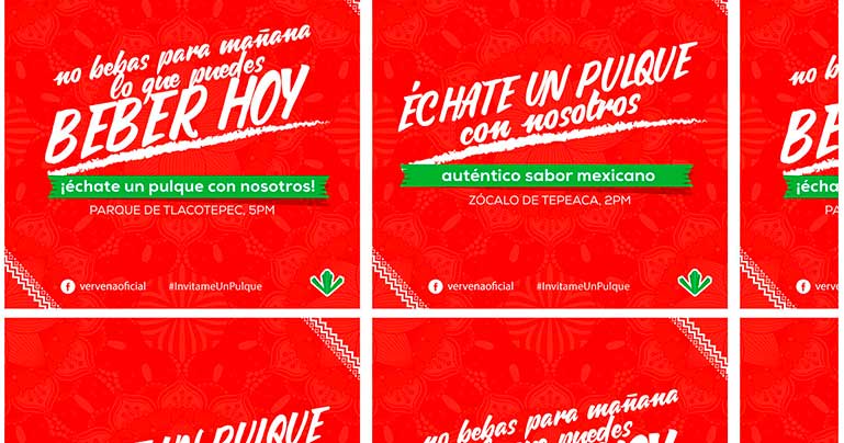 Agencia de publicidad diseño gráfico publicitario fotografía copywriting pulque embotellado vervena