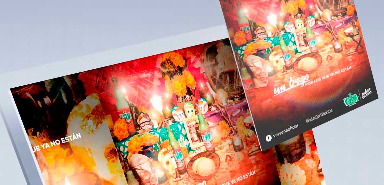 Agencia de publicidad diseño gráfico publicitario fotografía copywriting pulque embotellado vervena