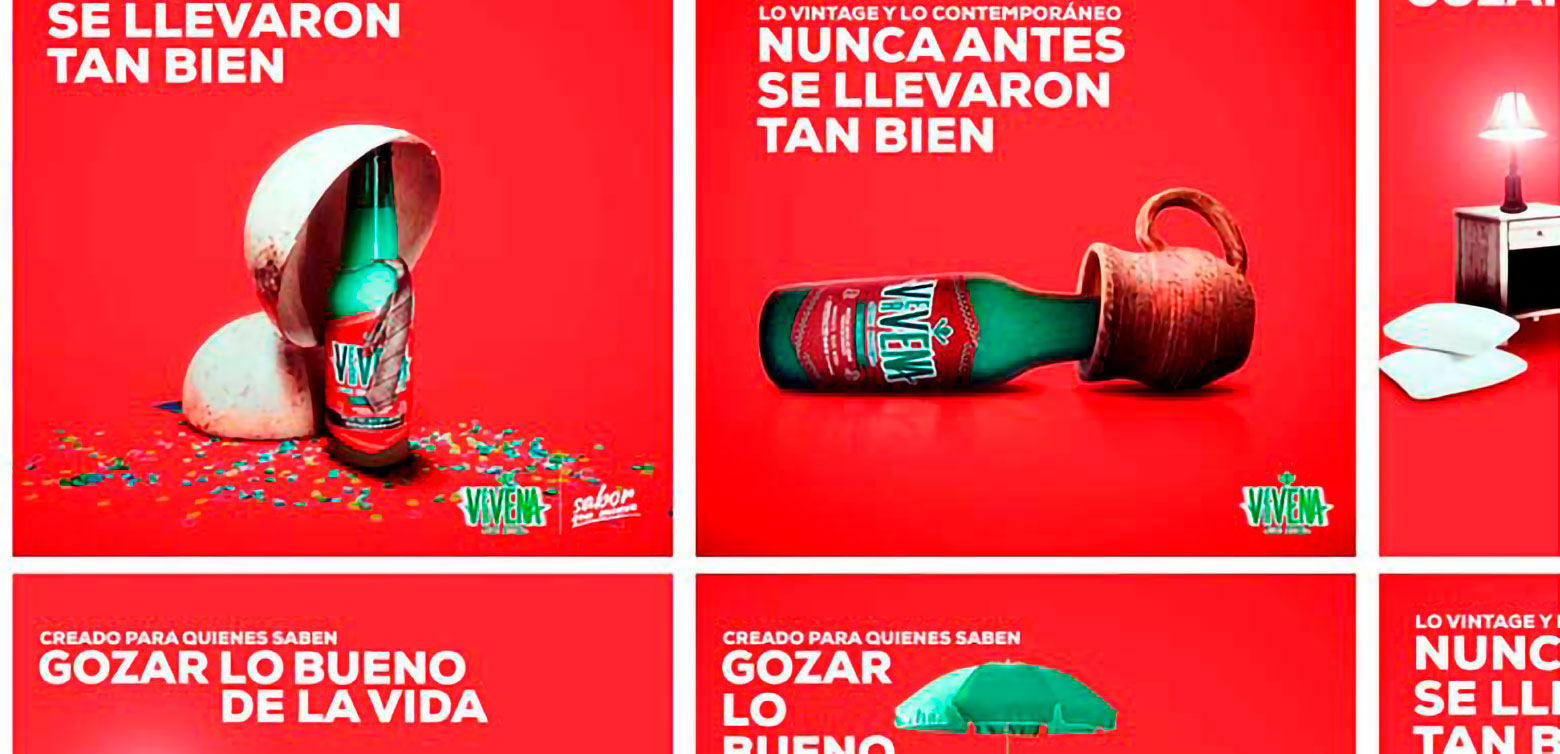 Agencia de publicidad diseño gráfico publicitario fotografía copywriting pulque embotellado vervena