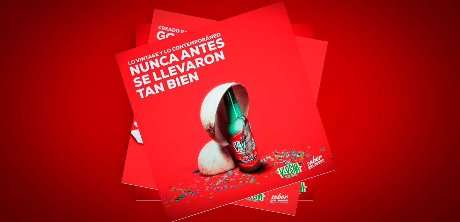 Agencia de publicidad diseño gráfico publicitario fotografía copywriting pulque embotellado vervena
