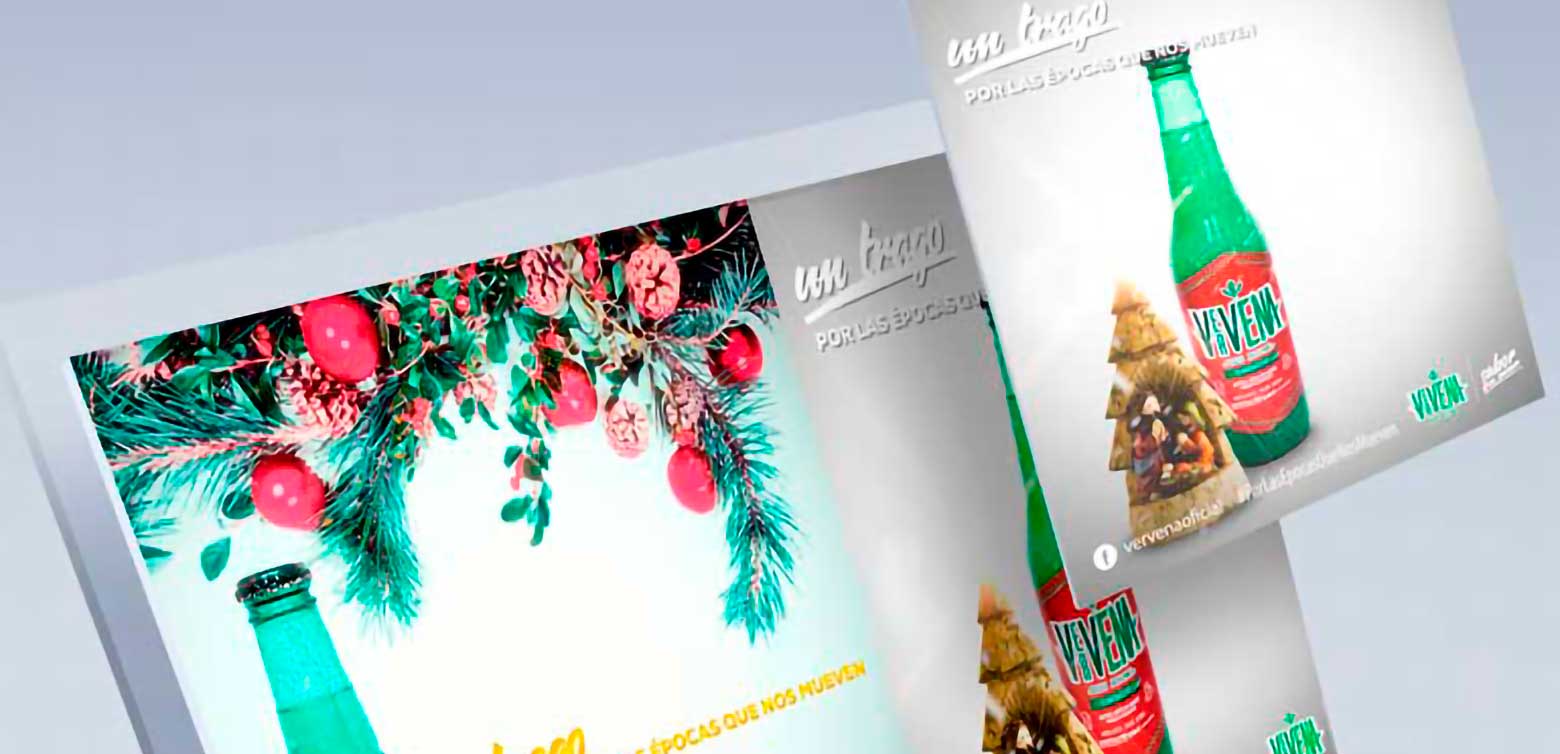 Agencia de publicidad diseño gráfico publicitario fotografía copywriting pulque embotellado vervena